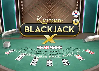 Korean BlackjackX 6 - WINGBET138
